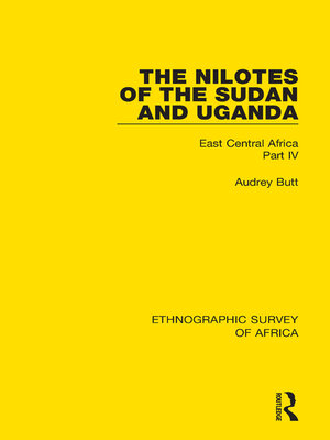 cover image of The Nilotes of the Sudan and Uganda
